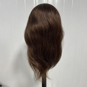 Cabeza de Maniquí de cabello humano Real Premium, cabeza de Maniquí de entrenamiento profesional para entrenamiento de peluquería y salón - Product Image 4