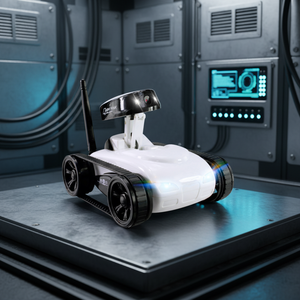 กล้องวิดีโอ WiFi ขนาดกะทัดรัดพร้อมดีไซน์แบบติดตาม - ขนาดมินิ 10 ซม., รองรับแอป Android และ IOS, ฟังก์ชั่นดูภาพสดและบันทึก - Product Image 1