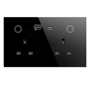 Enchufe Inteligente Wifi Zigbee Estándar del Reino Unido con <span class=keywords><strong>USB</strong></span> Tipo-<span class=keywords><strong>C</strong></span>, Compatible con Control Remoto por Aplicación, Control por Voz con Alexa y Google Home, 16A - Product Image 3