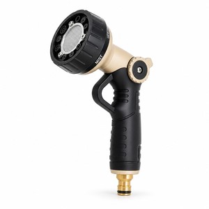 All-Metal Garden Hose Nozzle High Pressure <strong>Sprayer</strong> 6 Spray Functions Detachable Spray Head for Car Wash Plants - Product Image 1