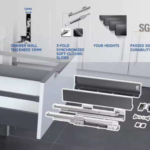 HD Kitchen Slim Box <strong>Drawer</strong> System Furniture Cabinet <strong>Drawer</strong> Metal <strong>Drawer</strong> Slide Boxes - Product Image 3