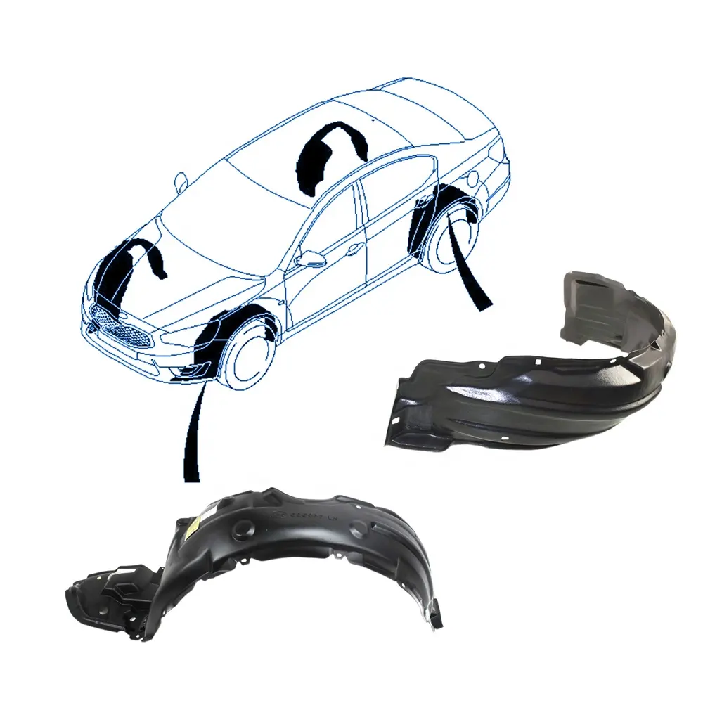 MHJKIA Front Rear Car Inner Fender 86821-H7000 86821-H7000 86821-P2000 86822-P2000 86821-3W000 86822-3W000 For Hyundai KIA