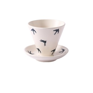 Ensemble tasse et soucoupe en céramique créative de style japonais rétro, mug compatible micro-ondes 200 ml, motif floral, coffret cadeau - Product Image 5