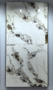 Lujosas Baldosas Cerámicas Blancas con Aspecto de Mármol de 60x120 cm, Diseño Moderno para Paredes de Baños, Salas de Estar de Hoteles, Pisos de Dormitorios - Product Image 3