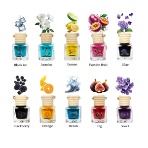 Vente en gros de diffuseur d'huile de parfum suspendu pour désodorisant de voiture de 8ml Diffuseur d'huiles essentielles de longue durée Aromathérapie automobile - Product Image 4