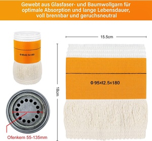 Mèche YA SHINE <span class=keywords><strong>pour</strong></span> poêle à pétrole, mèche <span class=keywords><strong>pour</strong></span> chauffage au pétrole - Product Image 3