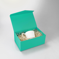 Boîte cadeau de luxe personnalisée, grande, de qualité supérieure, avec fermeture magnétique, en carton rigide, matériaux recyclés, finition mate