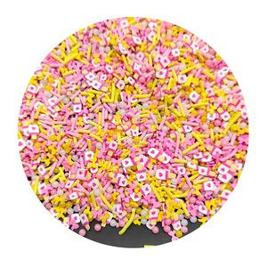 10gピンクボウアイスクリームアイスキャンディークレイスライスかわいい粘土スプリンクルDIY工芸用スライム充填ネイルアートアクセサリー - Product Image 5