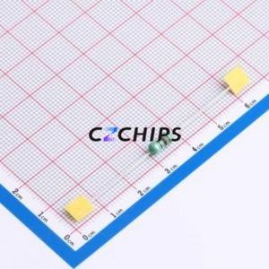 Inductor de Anillo de Color AL0410-220K / Componente de Orificio Pasante (THT), D4xL10.5mm 22uH 10% 410mA 840Ohm - Product Image 2