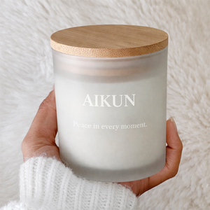 Velas Aromáticas en Frascos de Vidrio AIKUN para Pedidos al por Mayor, Velas de Cera Natural sin Humo para Amenidades de Hotel y Decoración de Habitaciones - Product Image 5