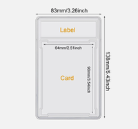 Vente en gros de plaques de protection pour cartes de sport, de qualité supérieure, 35PT, scellées par ultrasons, pour cartes BGS SGC Pokemoned