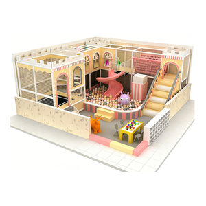 Système de jeux souple sur le thème de la crème, personnalisable, pour <span class=keywords><strong>parc</strong></span> d'attractions intérieur, piscine à balles pour entreprises familiales, capacité 50-200 enfants - Product Image 2