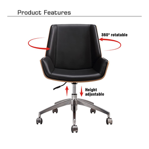 Sillón Ejecutivo de Lujo de Cuero Reclinable Ergonómico para <span class=keywords><strong>Oficina</strong></span>, Reclinación de 135° - Product Image 5