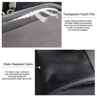 MJMOTO Sac de navigation pour moto grande capacité, universel, avec écran tactile, sac avant pour motocross, résistant aux chocs, étanche