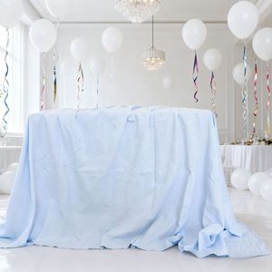 Tovaglia <span class=keywords><strong>in</strong></span> <span class=keywords><strong>Cotone</strong></span> Lavato Tinta Unita, Stile Nordico Vintage, Decorazione per Matrimoni all'Aperto, Tovaglia Rosa - Product Image 6