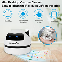 Robot de nettoyage de bureau créatif 500mAh aspirateur à clavier rechargeable Mini balayeuse de poussière USB sans fil