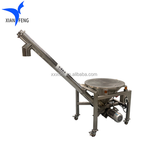 Trasportatore di sale industriale di sollevamento alimentatore a vite in acciaio inossidabile velocità regolabile - Product Image 1