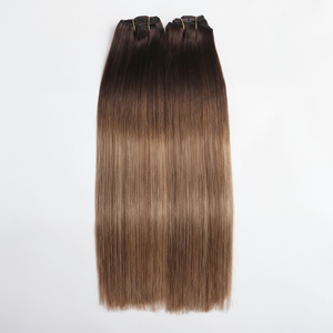 Nouvelle Arrivée Extensions de Cheveux Humains Remy Double Drawn de Haute Qualité à Clipser pour Femme Blanche - Product Image 6