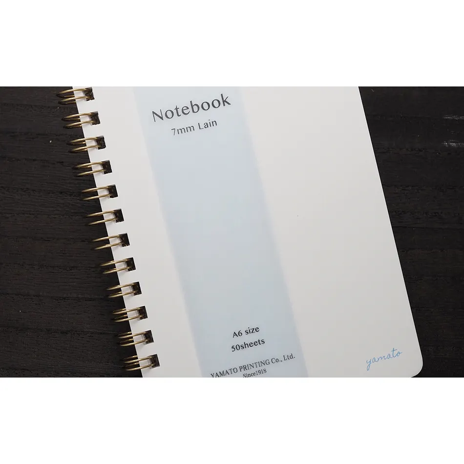 Japan OEM ODM customized school blank spiral binding diary notebook