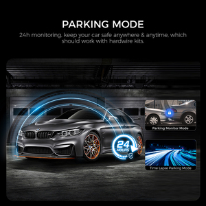 AZDOME AR09 대시 캠 4K 미러 Dashcam 9.66 인치 터치 스크린 자동차 블랙 박스 <span class=keywords><strong>Dvr</strong></span> 레코더 와이파이 주차 모니터 Dashcam - Product Image 4