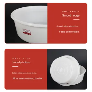 גדול צבע פלסטיק קטן בינוני קטן עגול האגן חומר hdpe מעובה עיצוב עמיד נפילה עבור תופים & חביות חביות - Product Image 3