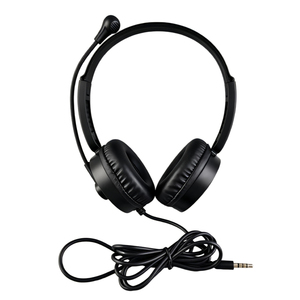 Auriculares con Micrófono de Alta Calidad para Call Center, Cable de <span class=keywords><strong>3</strong></span>.5mm, Cable de 1.5M, Auriculares Supraaurales para Oficina, PC, Laptop, Clases en Línea, IPX3 - Product Image 1