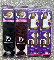 Vente en gros de cheveux synthétiques à tresser de 82 pouces, cheveux synthétiques pré-étirés, cheveux synthétiques de qualité supérieure, doux, sans nœuds, extensions faciles à tresser