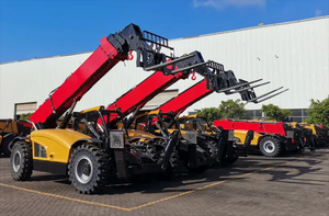 Montacargas telescópico todo en uno STH844A de 3 toneladas y 13,4 m de alcance, calidad de exportación, para canteras e ingeniería de construcción - Product Image 5