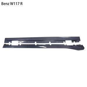 สเกิร์ตข้างคาร์บอนไฟเบอร์ทรง R สำหรับรถยนต์ CLA-Class W117 ปี 2013-2020 - Product Image 5