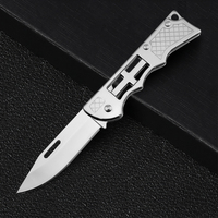Couteau de poche en acier inoxydable pour le Camping, la randonnée tactique EDC, Portable, verrouillage gratuit, mousqueton, couteau pliant