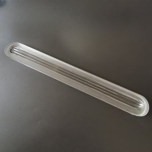 Placa de vidro do medidor de nível líquido Placa de vidro do medidor de nível de água do borosilicato da fenda múltipla - Product Image 2