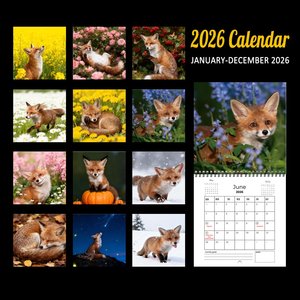 Calendario <span class=keywords><strong>da</strong></span> Parete 2027 Personalizzato con Logo, Stampa a Colori, Carta Rigida, Calendario <span class=keywords><strong>da</strong></span> Tavolo Promozionale per Ufficio, Produzione OEM - Product Image 4