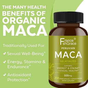 Nuevo Suplemento de Maca, Apoya la Resistencia y la Energía, Promueve la Defensa Celular para Adultos, Cápsulas de Maca - Product Image 2