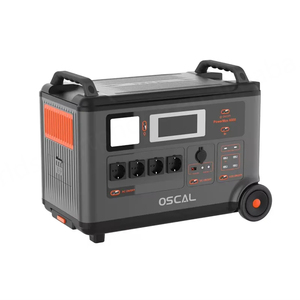 Station d'alimentation portable OSCAL PowerMax 6000, 57600Wh max, batterie 120V/240V, onde sinusoïdale pure, contrôle intelligent par application - Product Image 1