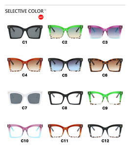 HS2189 1pc Lunettes de <span class=keywords><strong>lecture</strong></span> unisexe à monture carrée pleine, fines, anti-lumière bleue, verres blancs, <span class=keywords><strong>bonne</strong></span> qualité, presbytie, charnière à ressort, tendance - Product Image 6