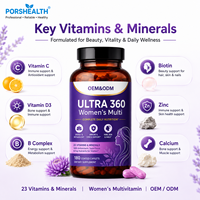 Complément multivitaminé antioxydant pour femmes, capsules OEM ODM, fabricant de marques privées avec soutien immunitaire et beauté
