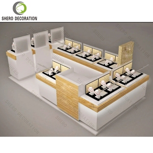 Fuente-Fábrica Exhibición de joyas Quiosco Muebles Exhibición de joyas de lujo Vitrina para decoración de quiosco de joyería - Product Image 4