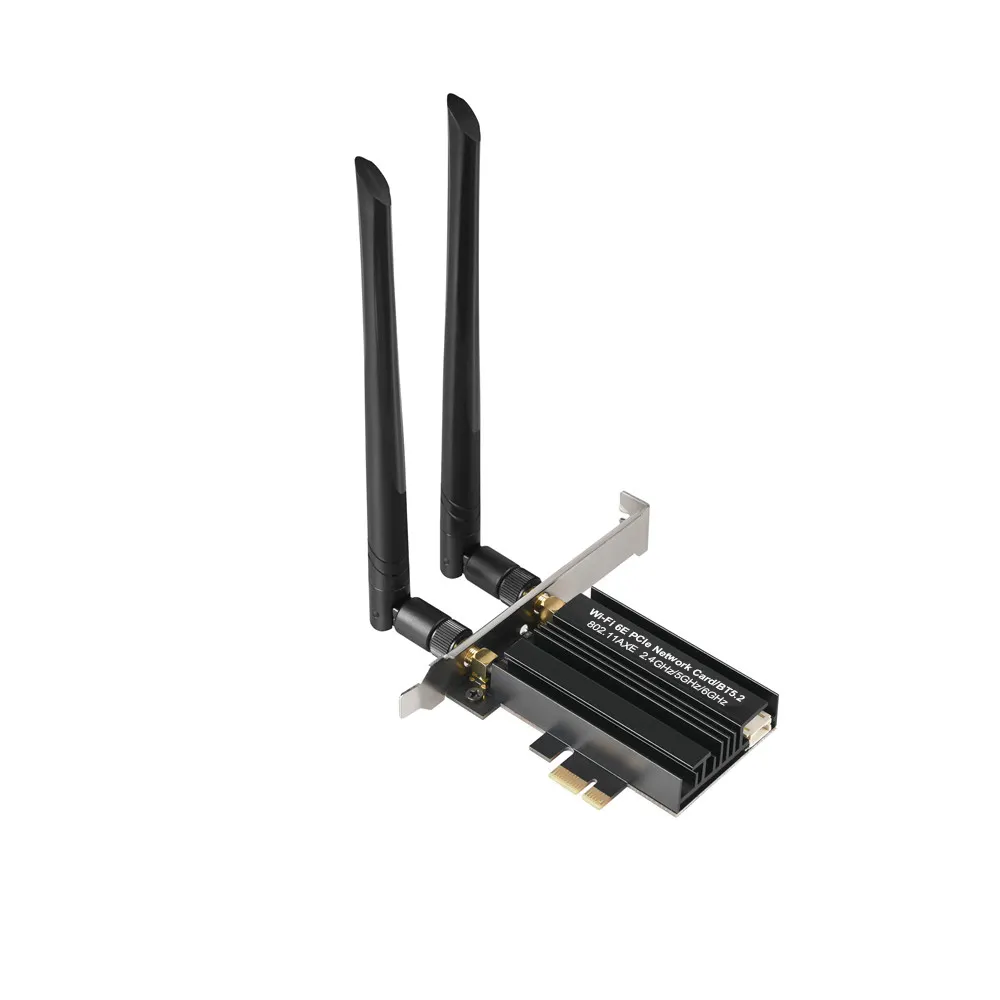 2.4GHz 5GHz 6GHz 5400Mbps PC Network Lan card BT5.2 PCI-E wifi network card Wireless Adapter