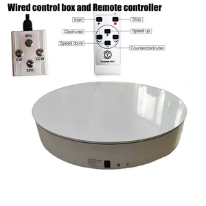 Plataforma Giratoria Eléctrica de Metal de Alta Resistencia de 1200 lb (550 kg) y 120 cm, Base Giratoria de 360 Grados para Exhibición de Automóviles - Product Image 3