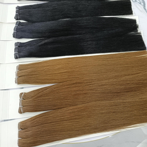 ต่อผมแบบเส้นรีมี่ ยี่ห้อ Genius Weft แบบเจาะรู ติดตั้งง่าย ขายส่ง - Product Image 1