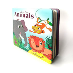 Productos de <span class=keywords><strong>precio</strong></span> barato de alta calidad a pedido, imagen de impresión personalizada, <span class=keywords><strong>libro</strong></span> de tablero de animales de dibujos animados para niños, <span class=keywords><strong>libro</strong></span> de cuentos educativos - Product Image 2