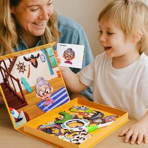 Jeu de puzzle en bois 3D éducatif Montessori, best-seller, pour enfants de 5 à 7 ans, garçons et filles - Product Image 2