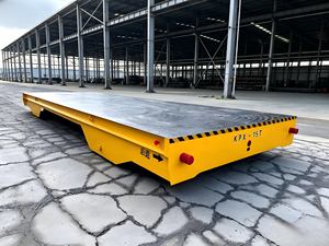 Carro de Transferencia Eléctrico sin Rieles a Batería con Control Remoto, Carro de Plataforma Plana con Ruedas de <span class=keywords><strong>Goma</strong></span> para Carga Pesada, Ideal para Manipulación de Moldes en Talleres - Product Image 6