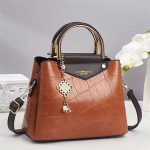 Bolso de Mano de PU para Mujer, Regalo para el Día de la Madre, Bolso Tote de Cuero Impermeable con Correa para el Hombro - Product Image 3