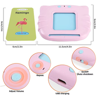 Tarjetas Flash de palabras a la vista en inglés para Educación Temprana, máquina de aprendizaje para niños, tarjetas flash parlantes/tarjetas cognitivas, dispositivo de aprendizaje