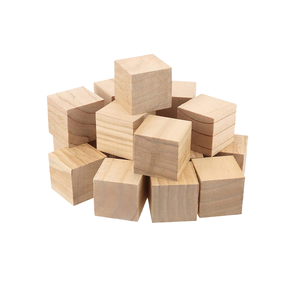 WOQI fatti a mano quadrati incompiuti blocchi di legno naturale per l'artigianato, intaglio e <span class=keywords><strong>fai</strong></span> <span class=keywords><strong>da</strong></span> <span class=keywords><strong>te</strong></span> progetti di arredamento per la casa - Product Image 2