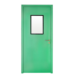 Porte en verre à charnières industrielle pharmaceutique GMP avec décoration et surface finie - Product Image 4