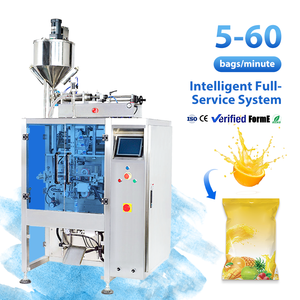 Máquina Automática Comercial para Llenado de Jugos de Frutas para Pequeñas Empresas, Selladora de Bolsas de Plástico y Máquina Empacadora Vertical de Jugos - Product Image 1