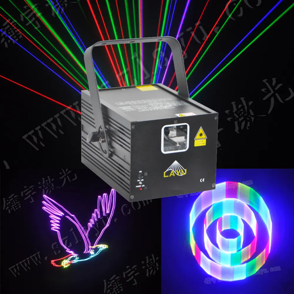 A650RGB Dj Bühne Zeigen Ausrüstung RGB 1w 2w 3w Laser Strahl Licht mit RGB animation