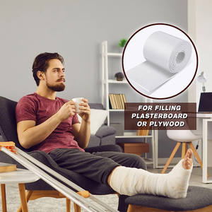 Rollo <span class=keywords><strong>de</strong></span> fieltro adhesivo <span class=keywords><strong>de</strong></span> 1/4 "X 6" X 2,5 yardas, relleno blanco, parte ortopédica para férulas y refuerzo, amortiguación <span class=keywords><strong>de</strong></span> heridas - Product Image 6